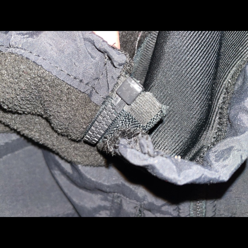 Black North Face fleece jacket
